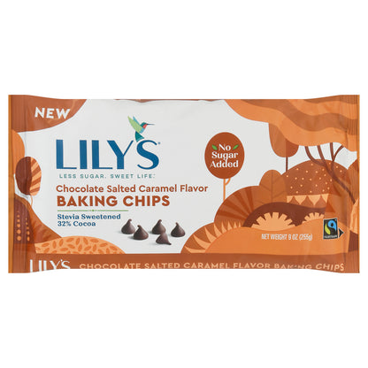 Lily's Chocolate Salted Caramel Flavor Baking Chips 9 oz
