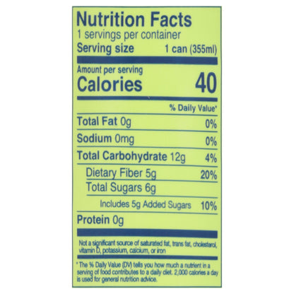 Wildwonder Prebiotic + Probiotic Pineapple Paradise Sparkling Drink 12 fl oz