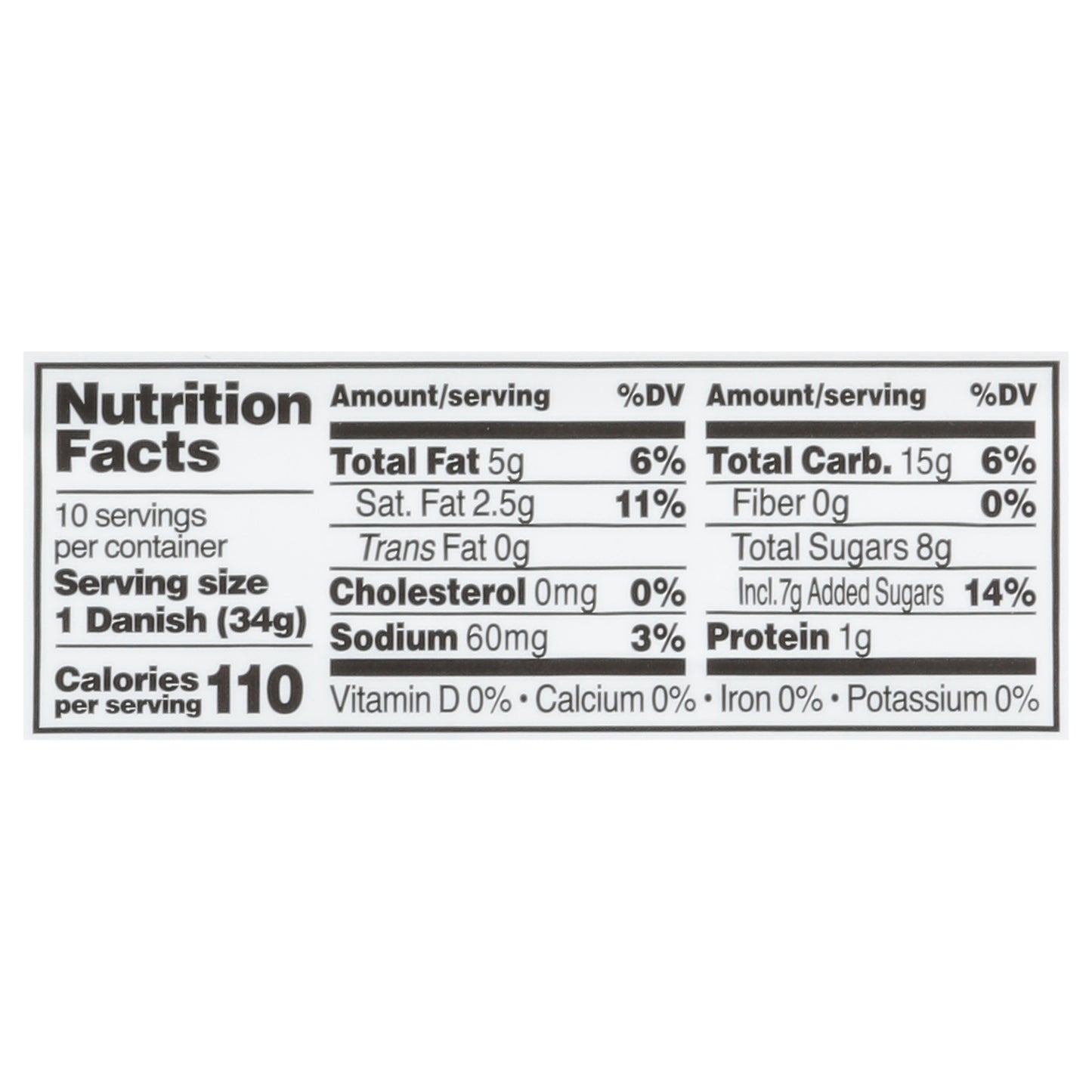 Meurer Brothers Cheese/Apple/Lemon/Cherry/Strawberry Danish Mini 12 oz