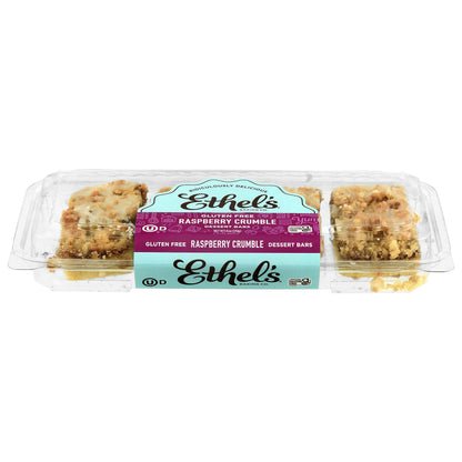 Ethel's Baking Co. Gluten Free Raspberry Crumble Dessert Bars 6 oz