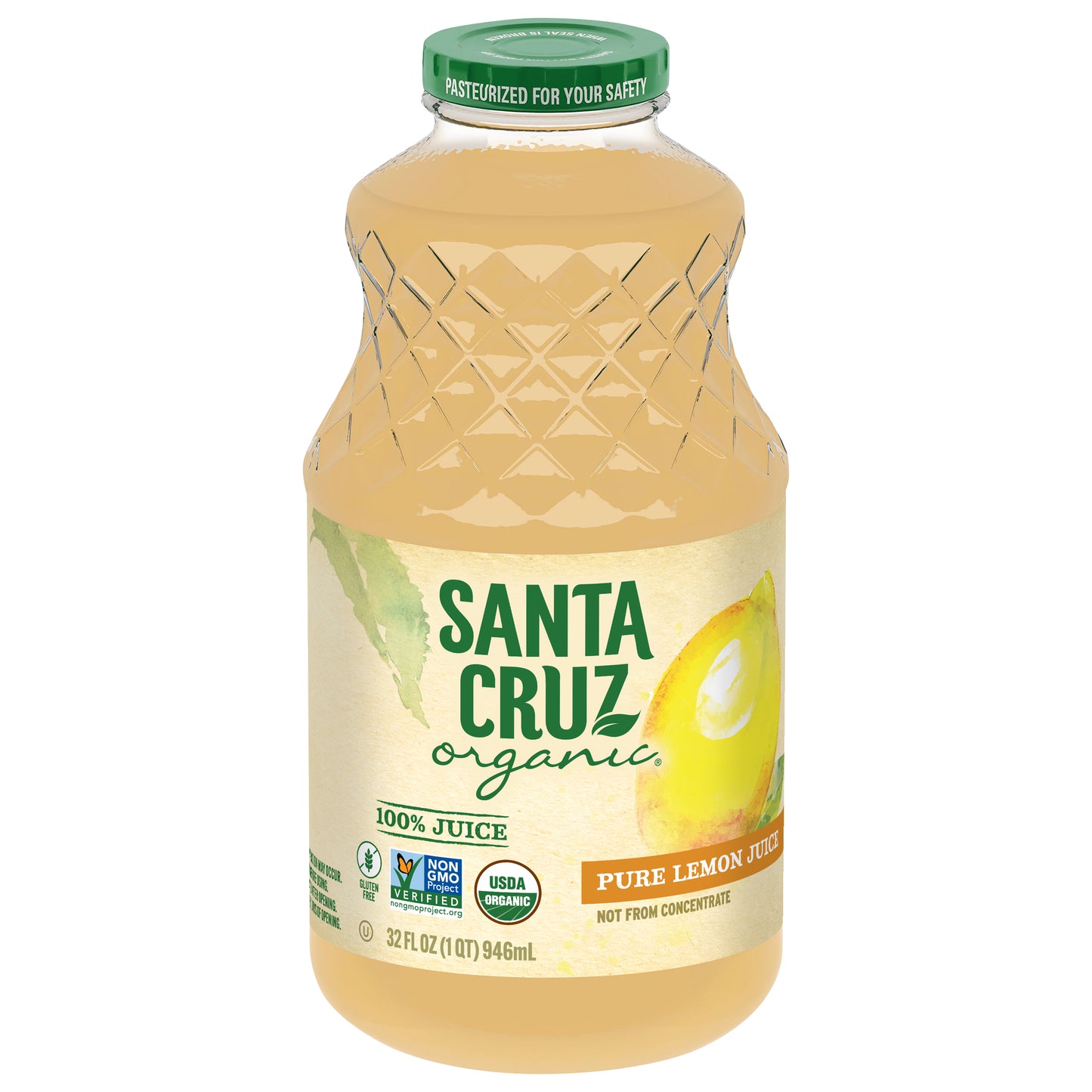 Santa Cruz Organic Pure Lemon Juice 32 fl oz
