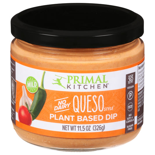 Primal Kitchen Mild No Dairy Queso Style Plant Based Dip 11.5 oz