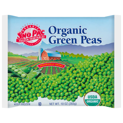 Sno Pac Organic Green Peas 10 oz