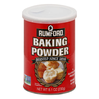 Rumford Baking Powder, Gluten Free, 8.1 OZ