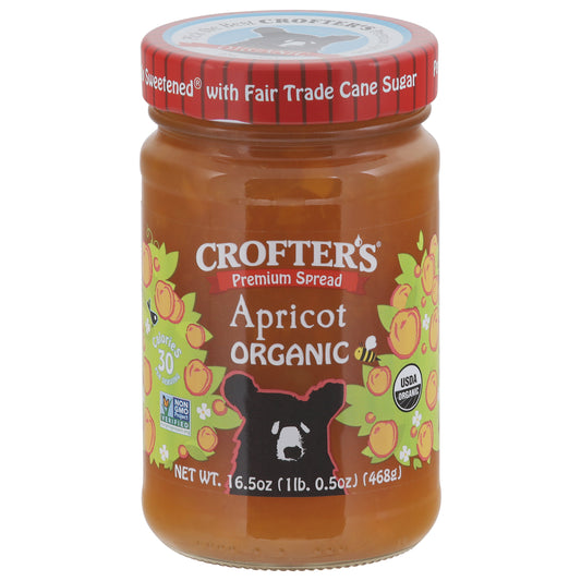 Crofter's Premium Organic Apricot Spread 16.5 oz