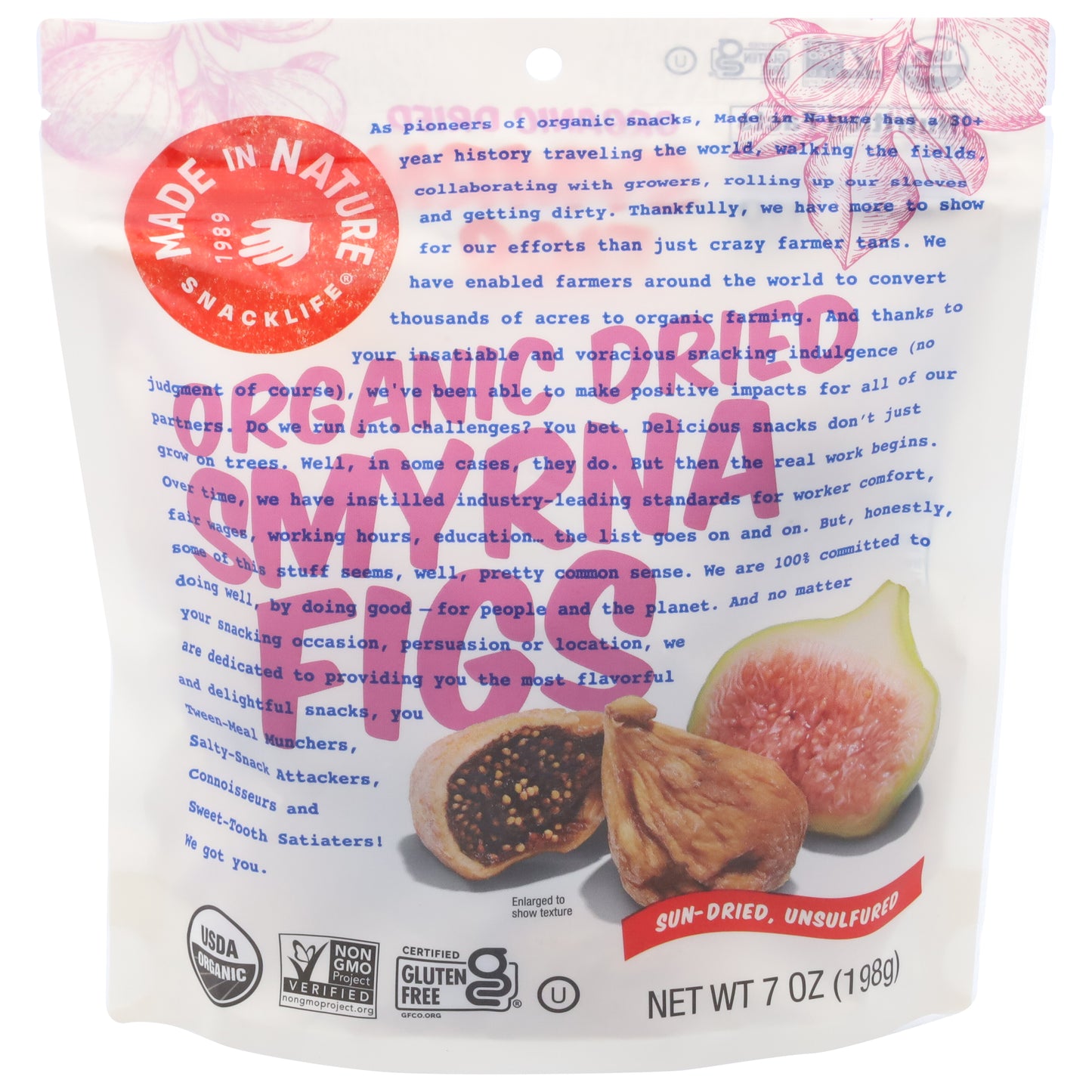 Made in Nature Dried Organic Smyrna Figs 7 oz