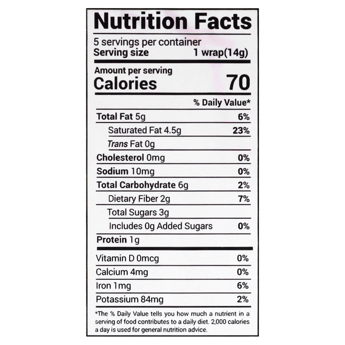 NUCO Organic Original Coconut Wraps 5 ea