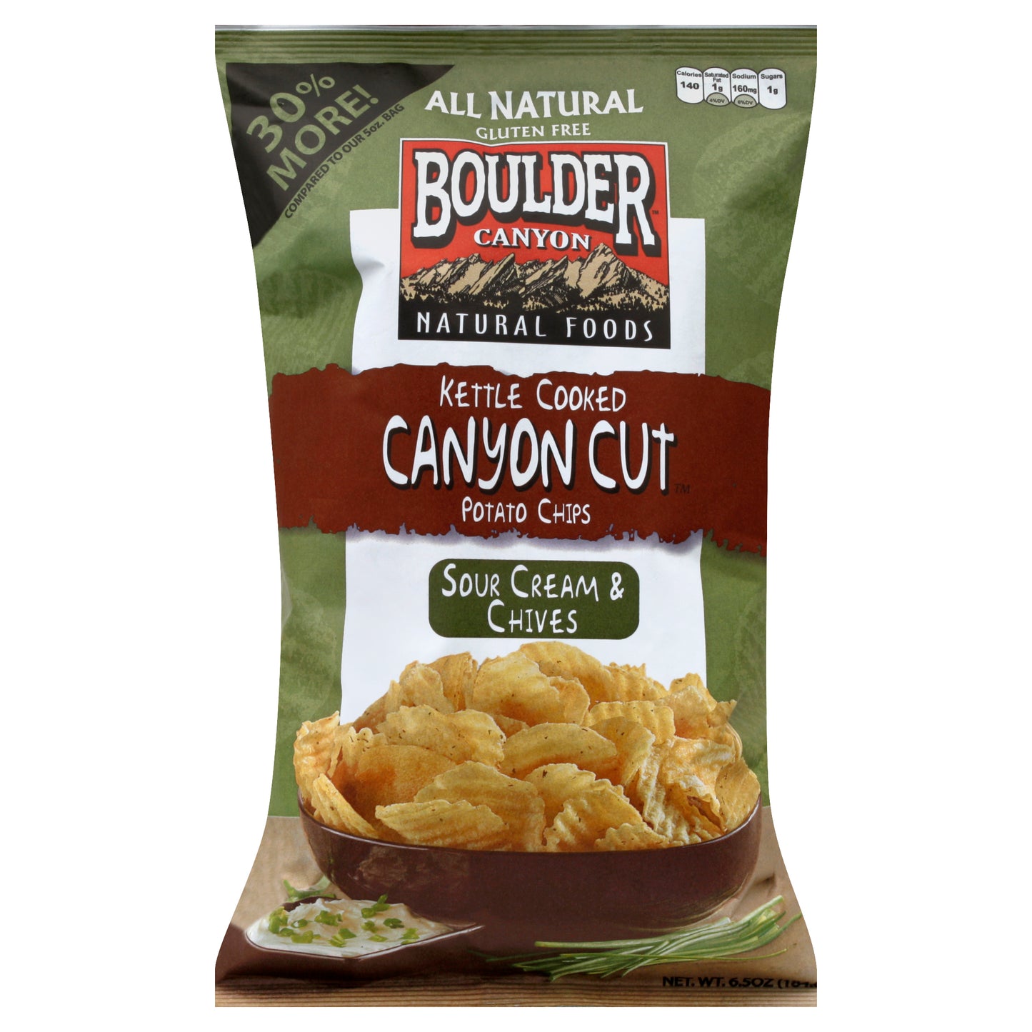 Boulder Canyon Potato Chips 6.5 oz - Sour Cream