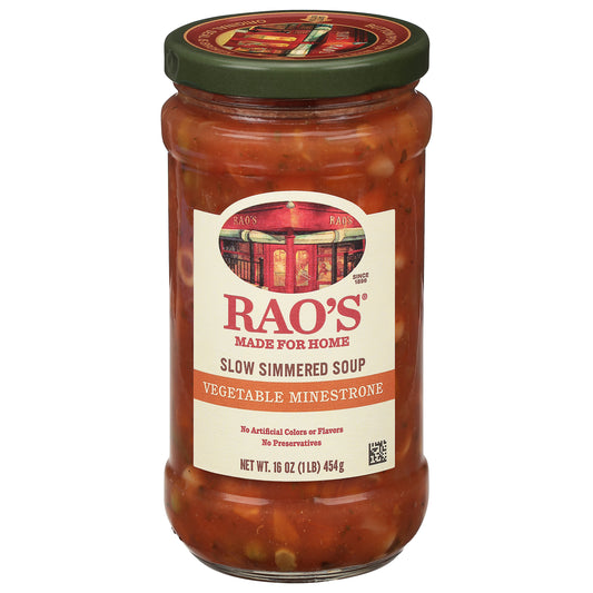 Rao's Slow Simmered Vegetable Minestrone Soup 16 oz