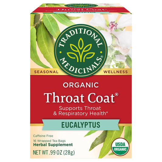 Organic Throat Coat Eucalyptus Tea