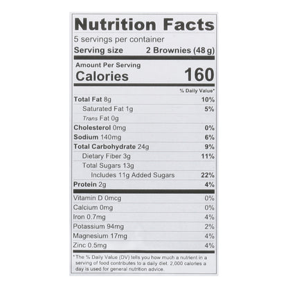 O'Doughs Bites Double Chocolate Chip Brownie 5 - 1.7 oz Packs