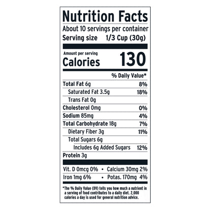 Double Chocolate Cookie Granola Gluten-Free Non GMO 11 oz