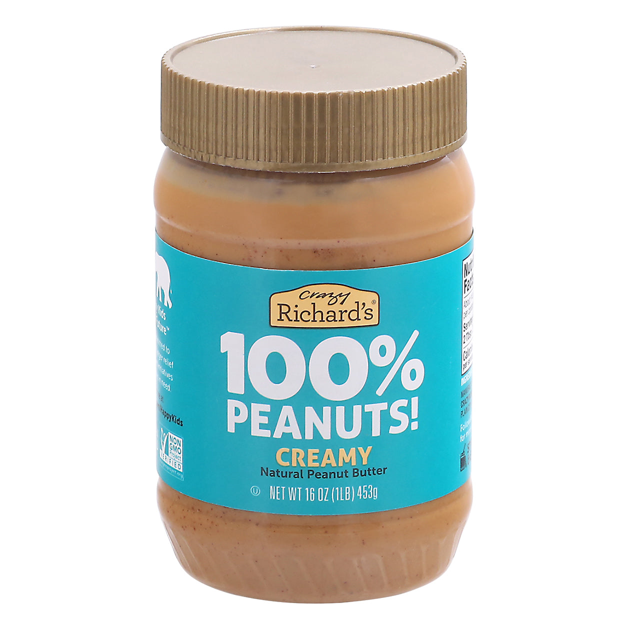 Crazy Richard's Creamy Natural Peanut Butter 16 oz