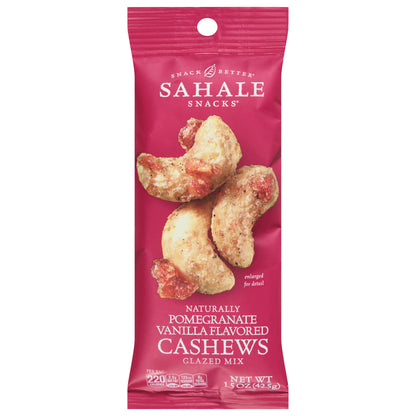 Sahale Snacks Pomegranate Vanilla Flavored Cashews Glazed Mix 1.5 oz