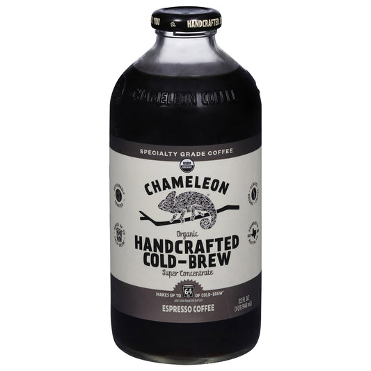 Chameleon Organic Handcrafted Cold-Brew Espresso Coffee 32 fl oz