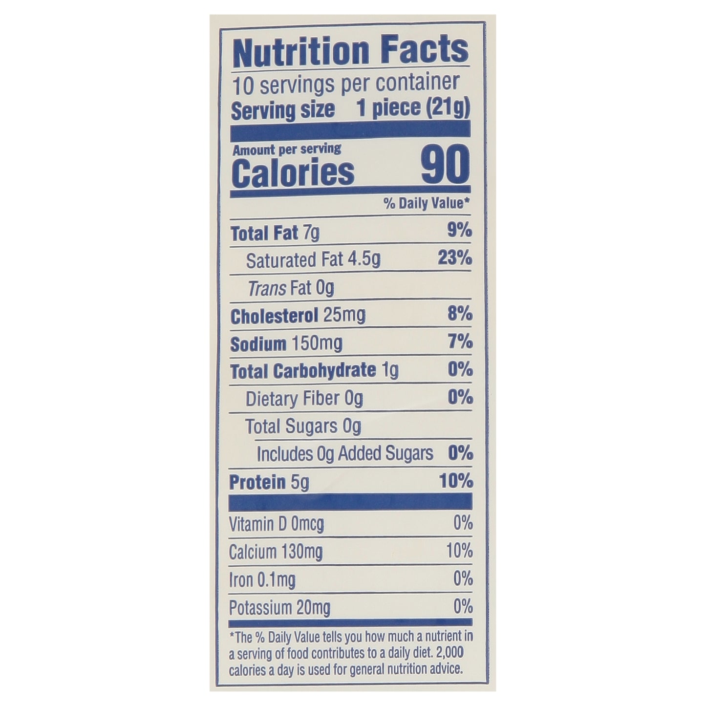 Tillamook Sharp White Cheddar Cheese 10 - 0.75 oz Portions