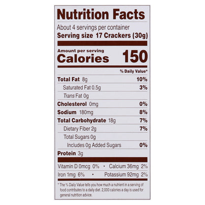 Simple Mills Almond Flour Rosemary & Sea Salt Crackers 4.25 oz