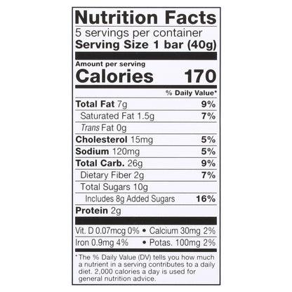 Pamela's Blueberry Lemon Whenever Bars 5 - 1.41 oz Bars