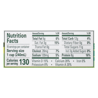 Organic Valley 2% Milkfat Reduced Fat Milk 1 gal