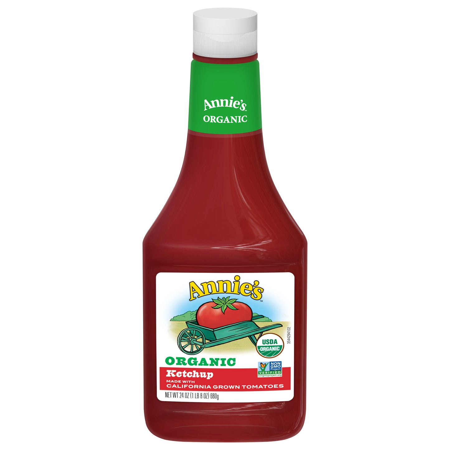 Annie's Organic Ketchup, Gluten Free, Certified USDA Organic, 24 oz