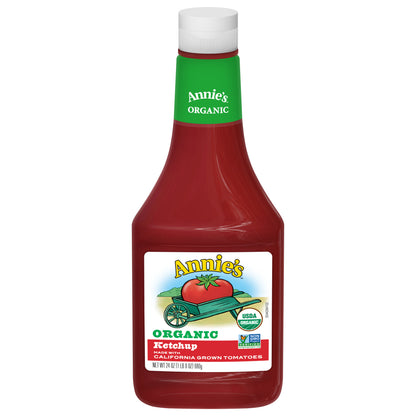 Annie's Organic Ketchup, Gluten Free, Certified USDA Organic, 24 oz