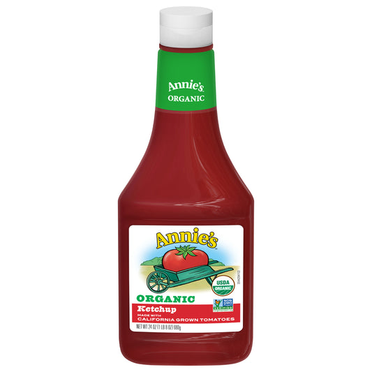 Annie's Organic Ketchup, Gluten Free, Certified USDA Organic, 24 oz
