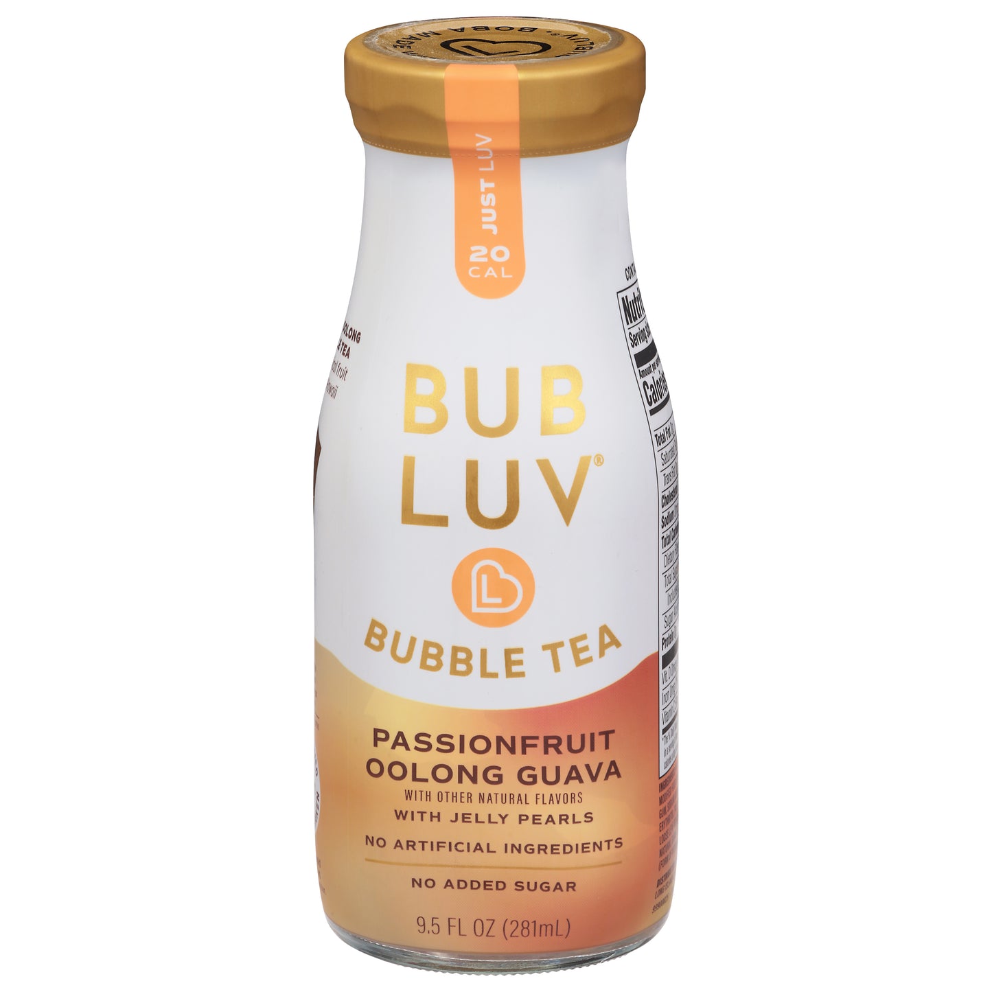 Bubluv Passionfruit Oolong Guava Bubble Tea 9.5 fl oz