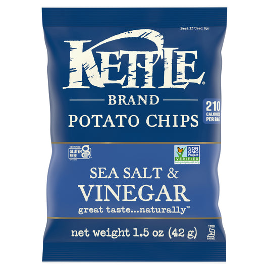 Kettle Brand Sea Salt & Vinegar Potato Chips 1.5 oz