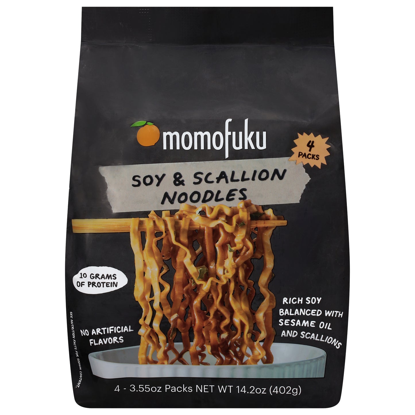 Momofuku Soy & Scallion Noodles 4 - 3.55 oz Packs