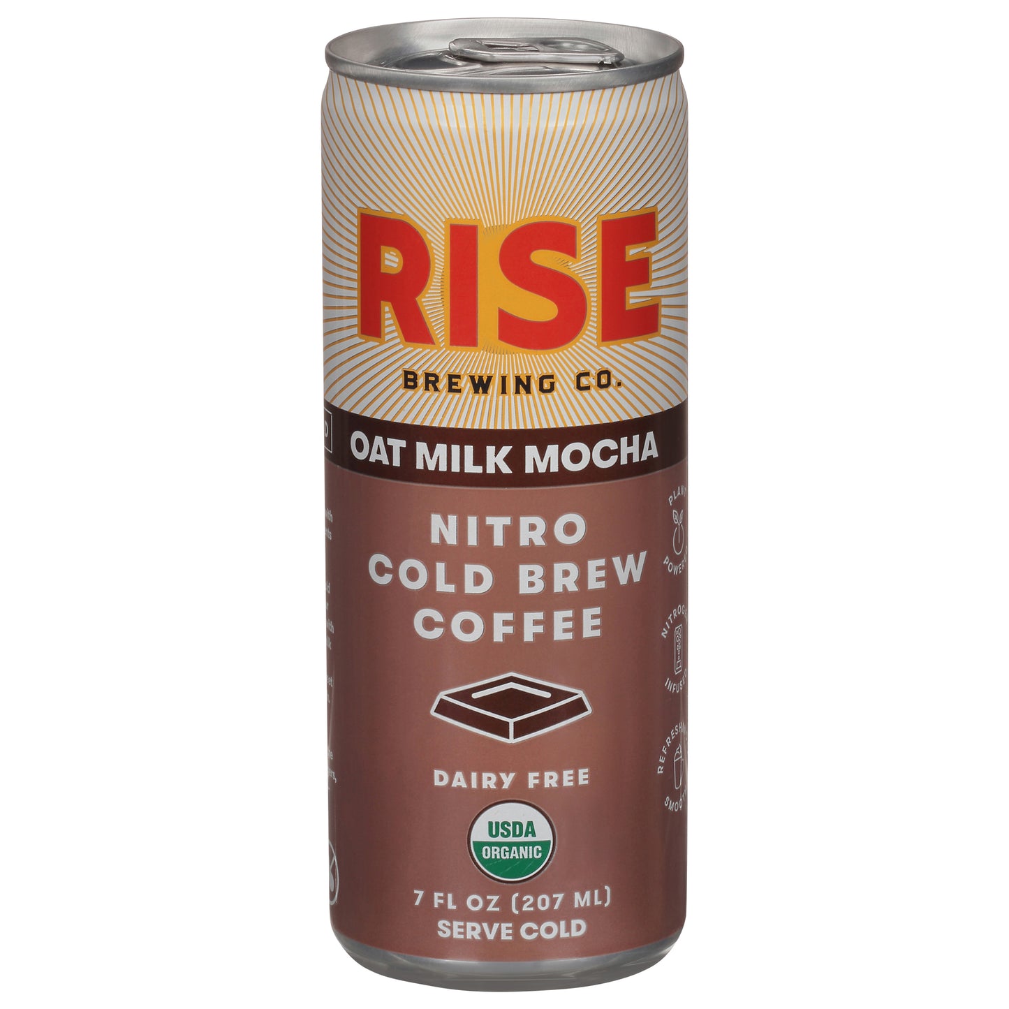 RISE Oat Milk Mocha Nitro Cold Brew Latte