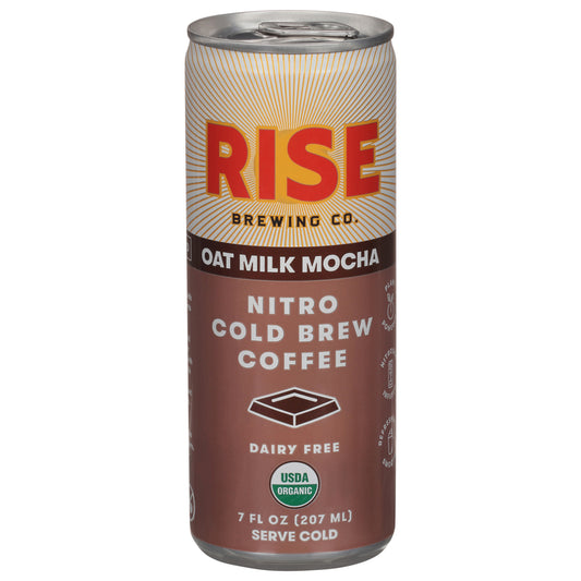 RISE Oat Milk Mocha Nitro Cold Brew Latte
