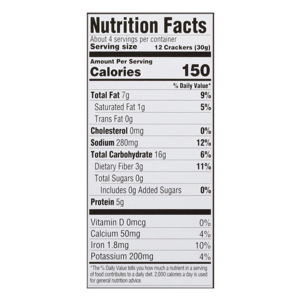 Mary's Gone Crackers Super Seed Seaweed & Black Sesame Crackers 4.0 oz