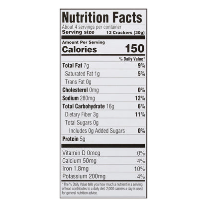 Mary's Gone Crackers Super Seed Seaweed & Black Sesame Crackers 4.0 oz