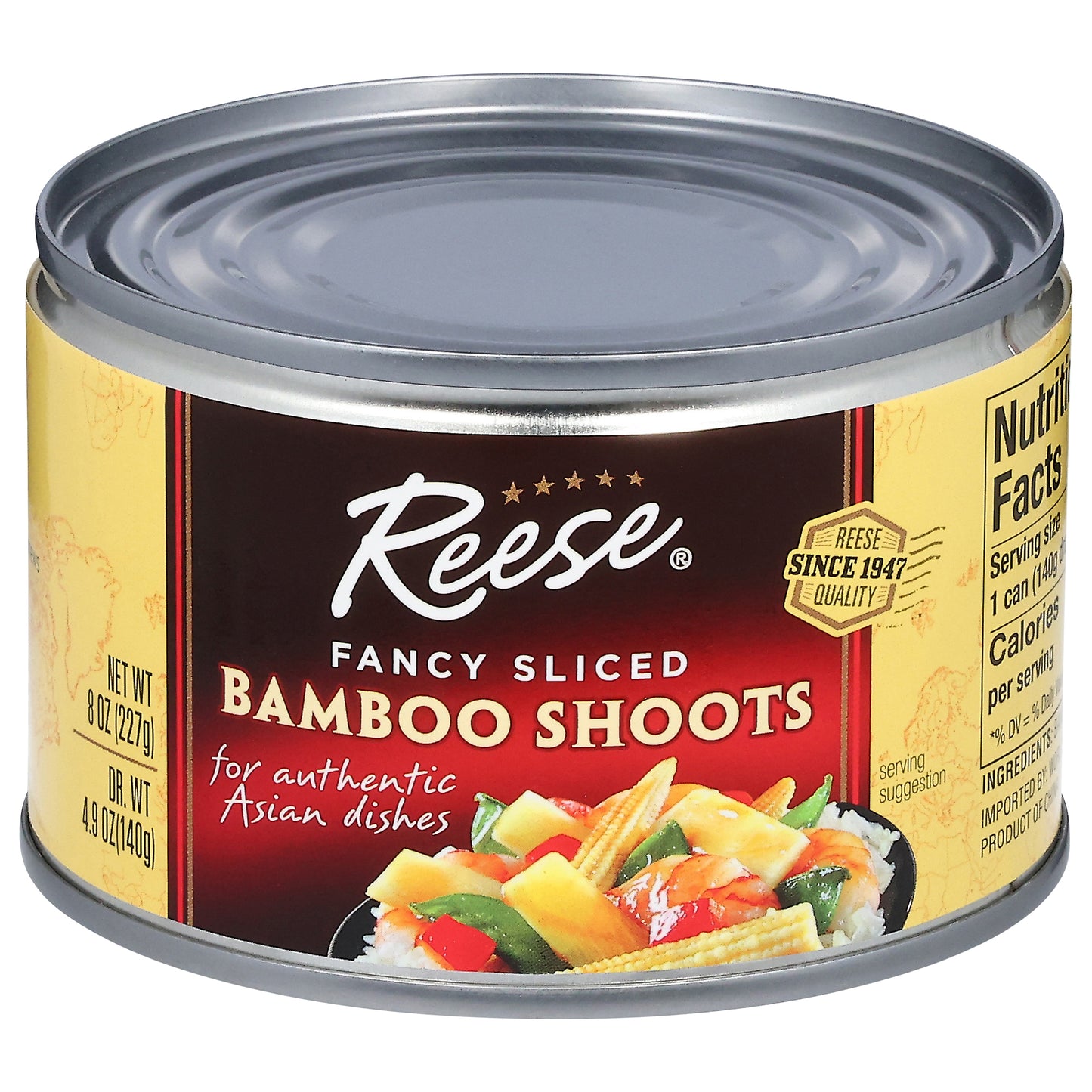 Reese Fancy Sliced Bamboo Shoots 8 oz