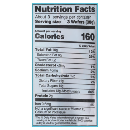 Little Secrets Chocolate's Fix Crispy Mini Milk Chocolate Creme Wafers 3.5 oz