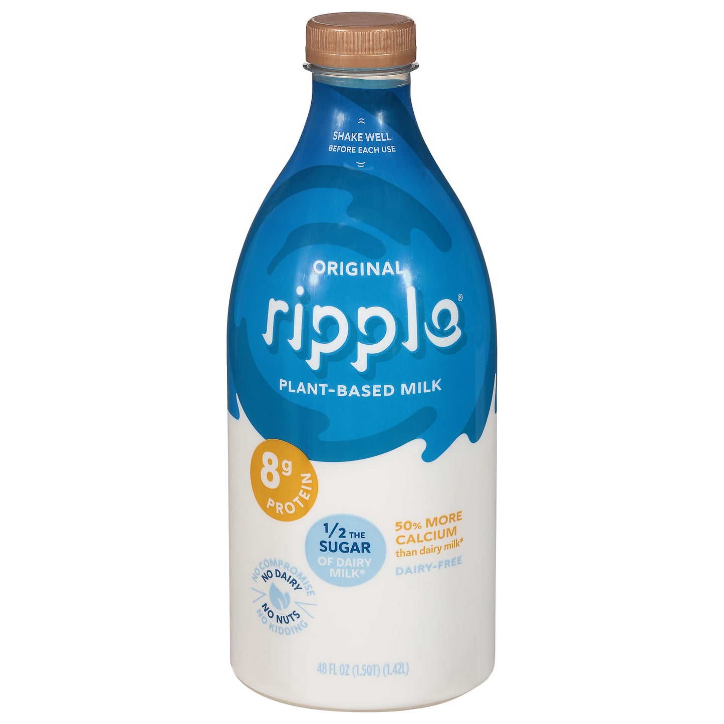 Ripple Dairy-Free Plant-Based Original Milk 48 fl oz