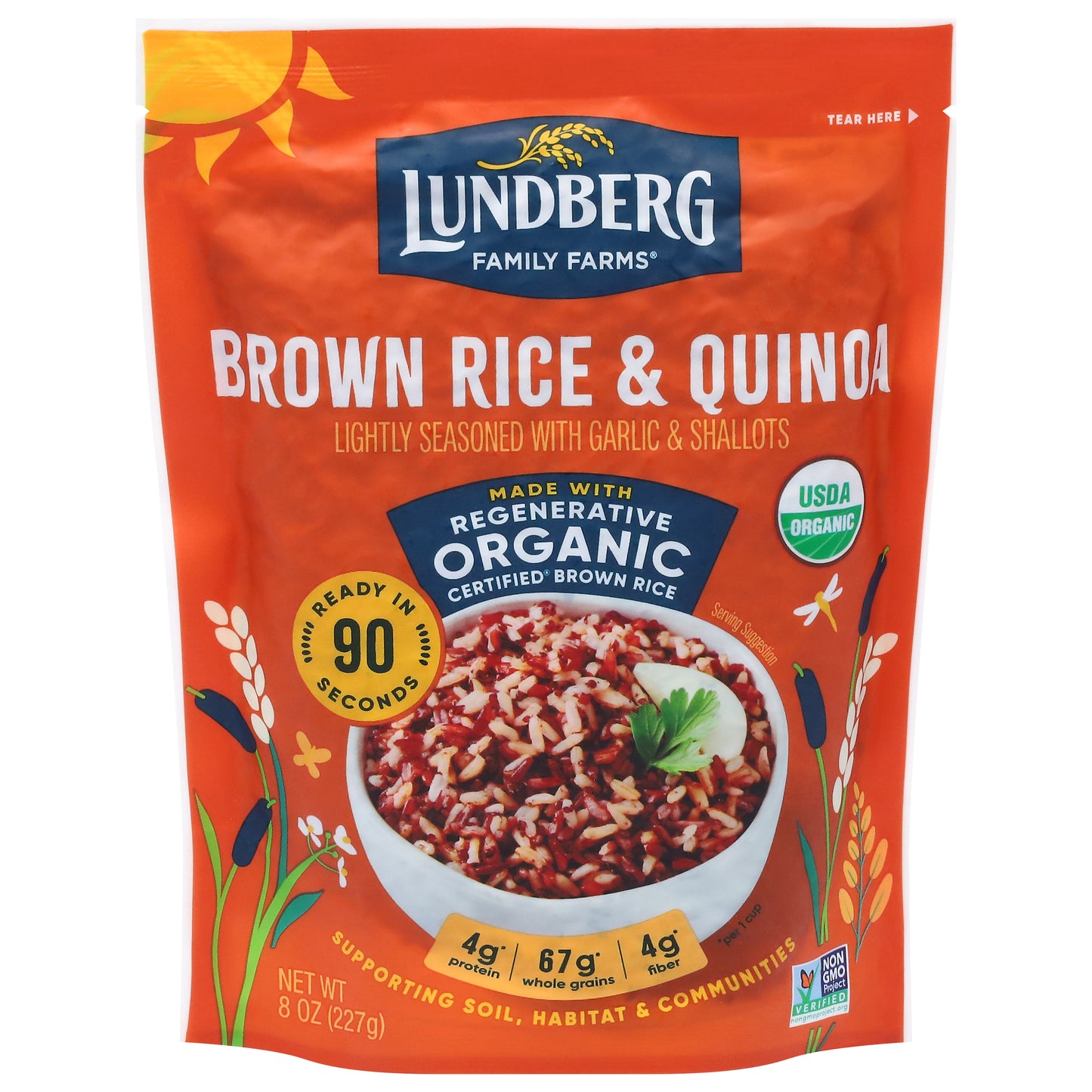 Lundberg Family Farms Organic Brown Rice & Quinoa 8 oz
