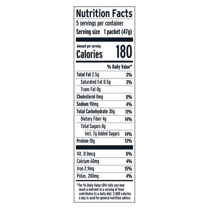 Purely Elizabeth Protein Apple Harvest Crumble Instant Oatmeal 5 - 1.66 oz Each