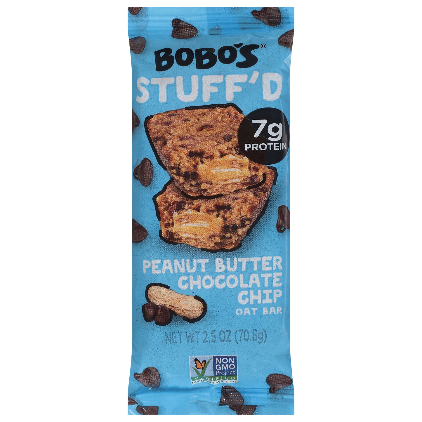 Bobo's Stuff'd Peanut Butter Chocolate Chip Oat Bar 2.5 oz