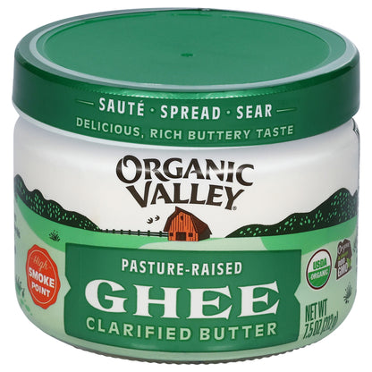 Organic Valley Clarified Butter Ghee 7.5 oz
