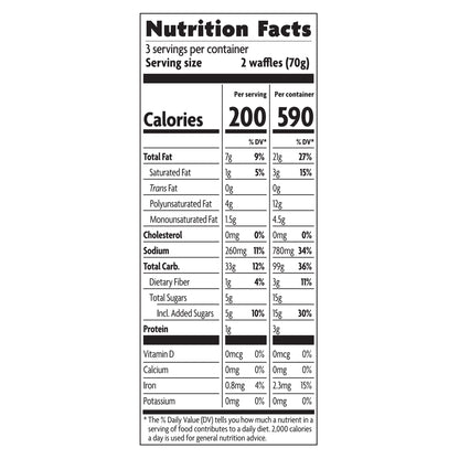 Nature's Path Organic Homestyle Waffles 7oz Box