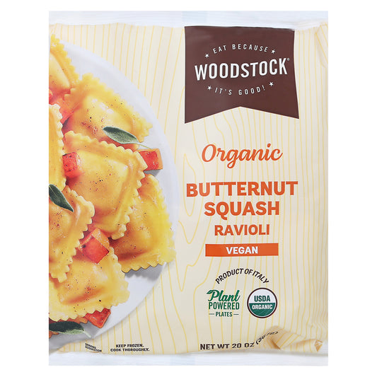 Woodstock Organic Butternut Squash Ravioli 20 oz
