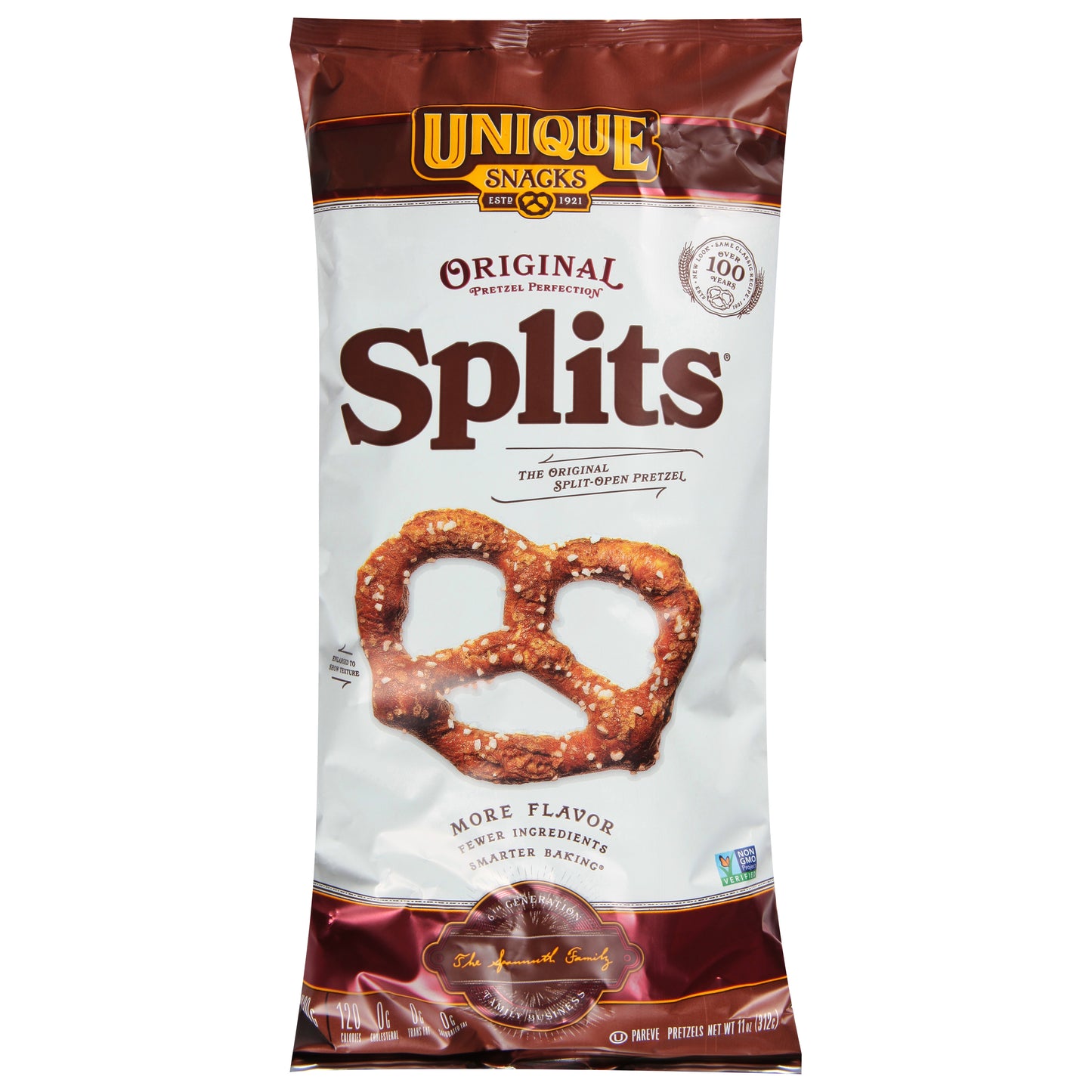 Unique Snacks Splits Original Pretzels 11 oz