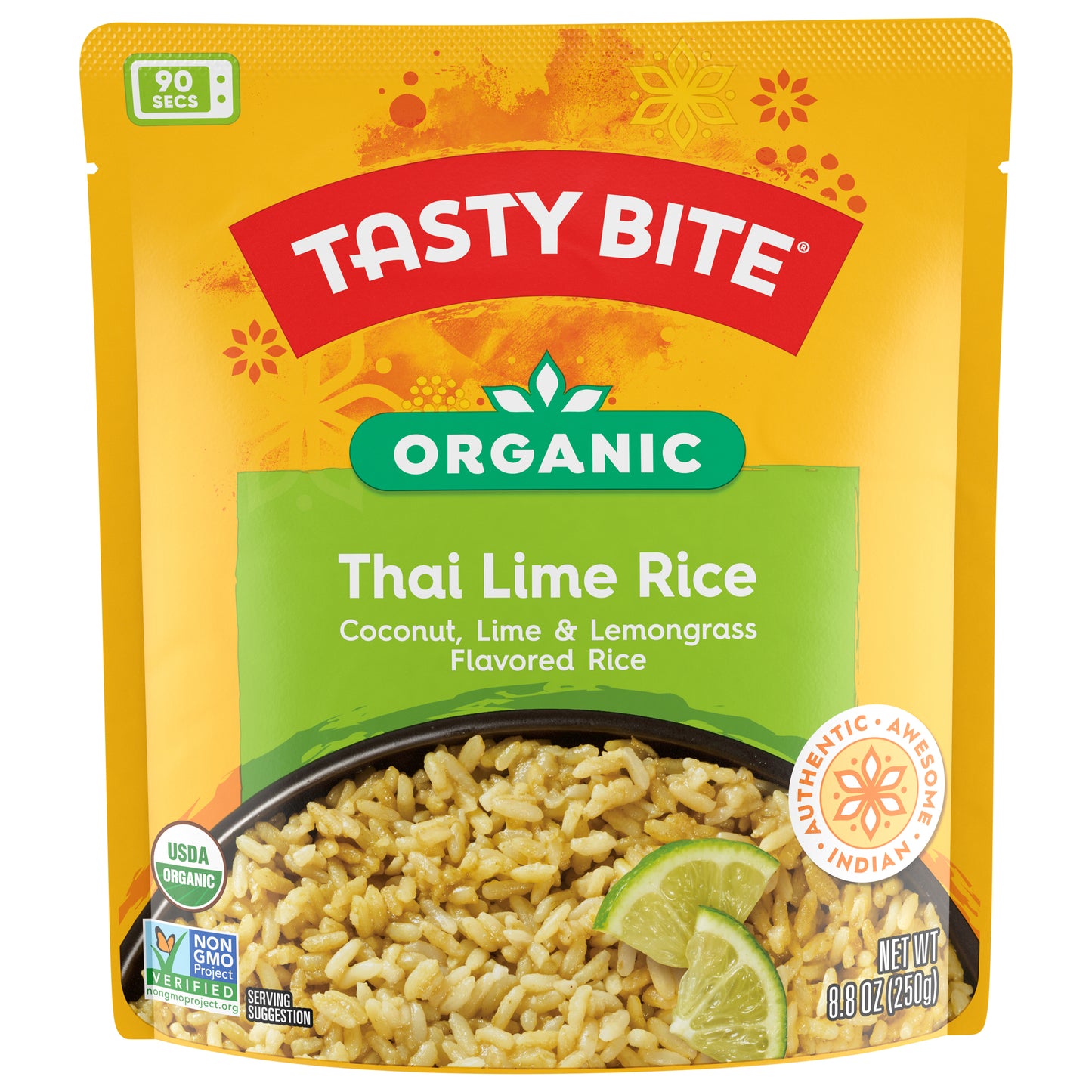 Tasty Bite Organic Thai Lime Rice 8.8 oz