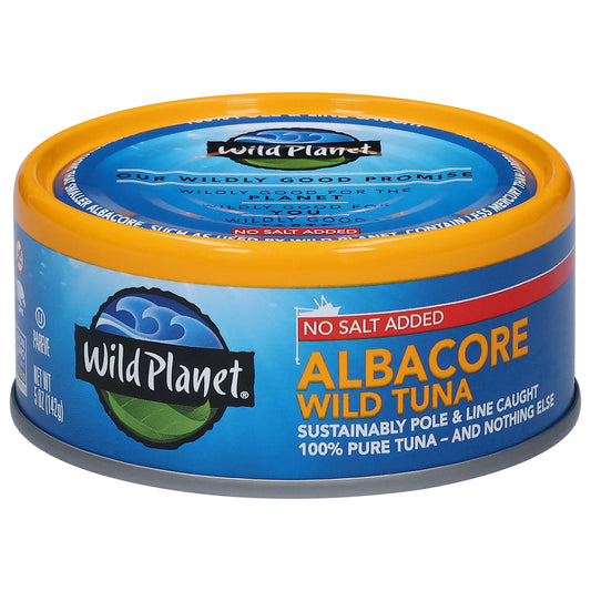 Wild Planet Albacore No Salt Added Wild Tuna 5 oz