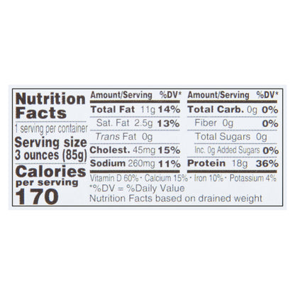 Wild Planet Lightly Smoked Wild Sardines in Extra Virgin Olive Oil with Lemon 4.4 oz