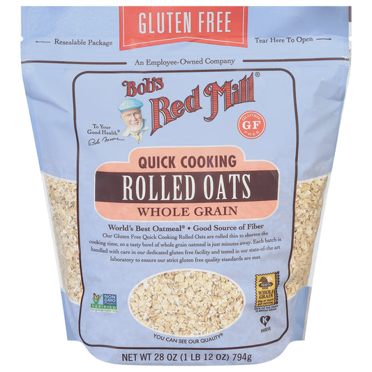 Bob's Red Mill Whole Grain Quick Cooking Rolled Oats 28 oz