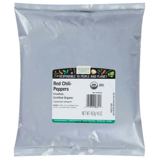 Frontier Co-op Crushed Red Chili Peppers 16 oz