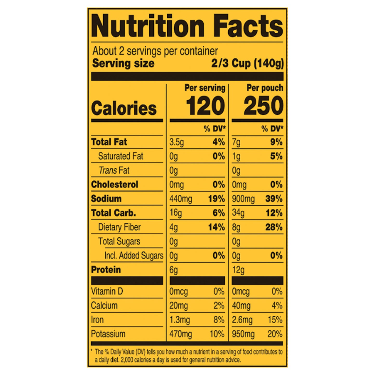 Tasty Bite Organic Split Pea Turmeric Curry 10 oz