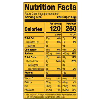 Tasty Bite Organic Split Pea Turmeric Curry 10 oz